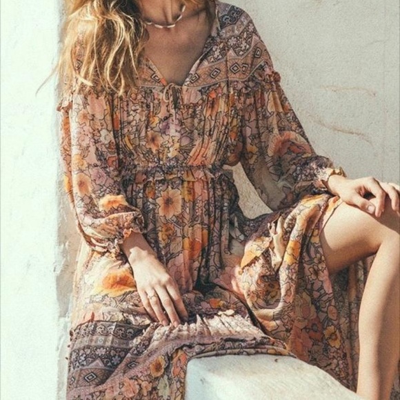 SPELL & THE GYPSY AMETHYST GOWN BLUSH SIZE XXL - Picture 3 of 15